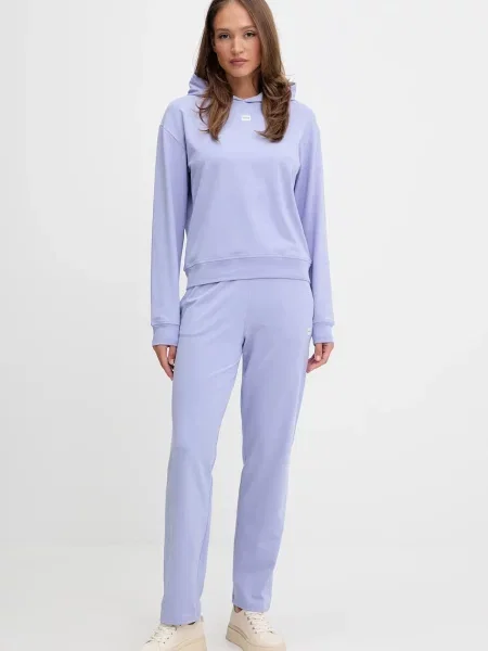 Спортивні штани HUGO однотонні фіолетовий