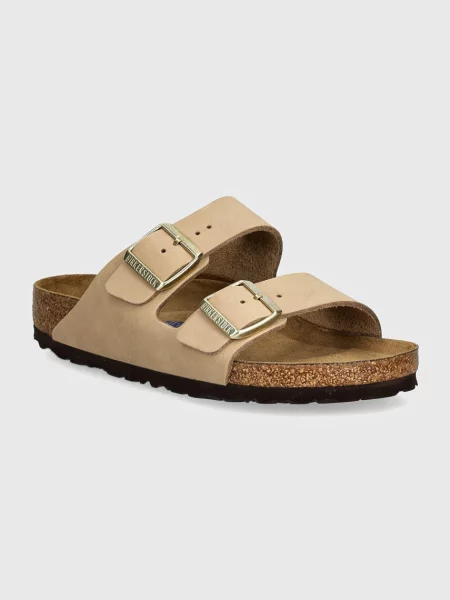 Papuci Birkenstock bej