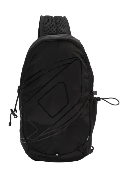 Diesel hátizsák DRAPE DRAPE SLING BAG backpack férfi kis nyomott mintás fekete