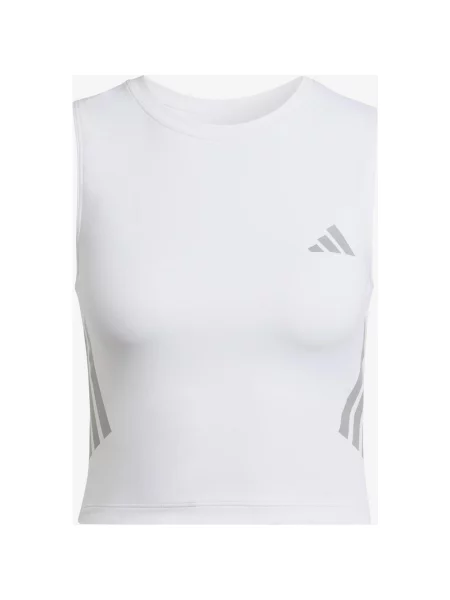 Koszulka adidas Iconic Running Crop ramiączka czysty XL biały