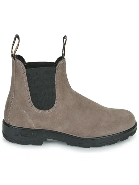 Semišové chelsea boots Blundstone sivá