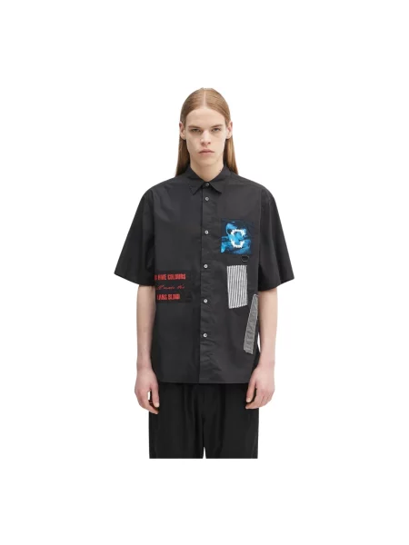 Undercover koszula Shirt relaxed z kołnierzykiem klasycznym czarny