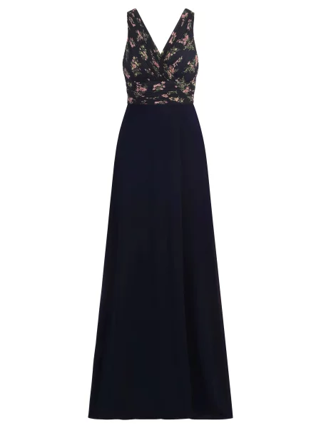 Kraimod Rochie de seară / bleumarin / verde / roz deschis bej