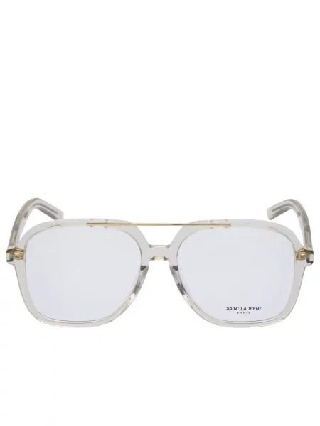 Okulary przeciwsłoneczne Saint Laurent Sunglasses beżowe