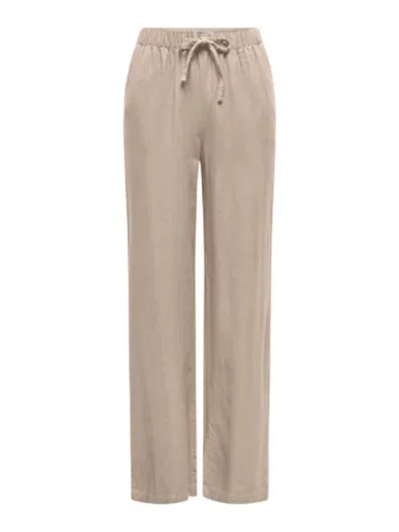 ONLY Pantaloni ONLGOA nisipiu bej