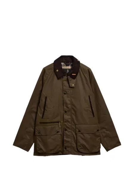 Gulerat ceruit geacă Barbour de catifea cord maro