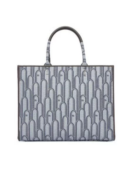 FURLA Shopper táska OPPORTUNITY zafir / galambkék / szürke kék