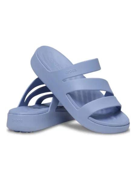 Шлепанцы Crocs голубые