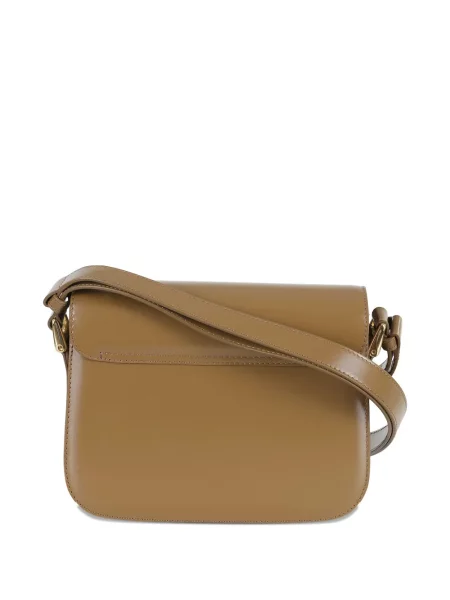 Geanta de piele A.p.c. din piele maro
