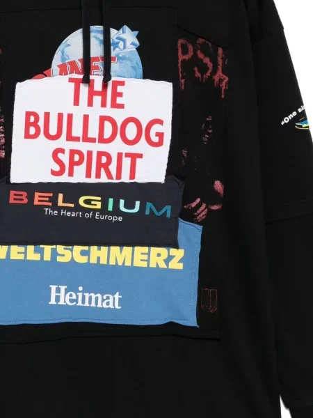 Hanorac cu glugă Vetements negru