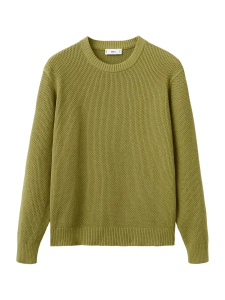 MANGO MAN Pulover SALSA măr verde