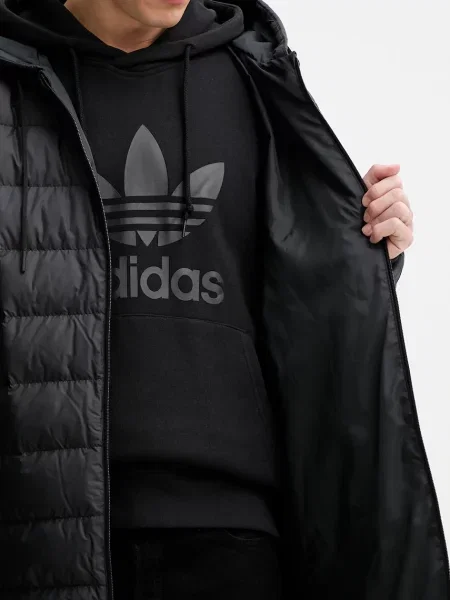 Пухова куртка adidas Essentials Climawarm демісезонна чорний