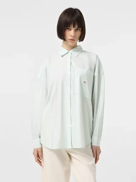 Рубашка Calvin Klein Jeans голубая