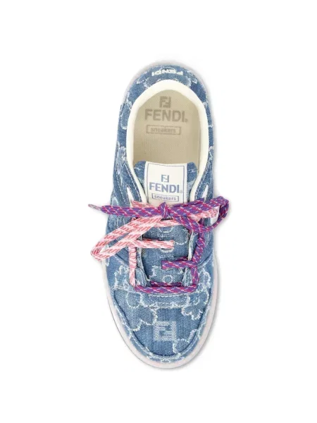 Sneakerși Fendi albastru
