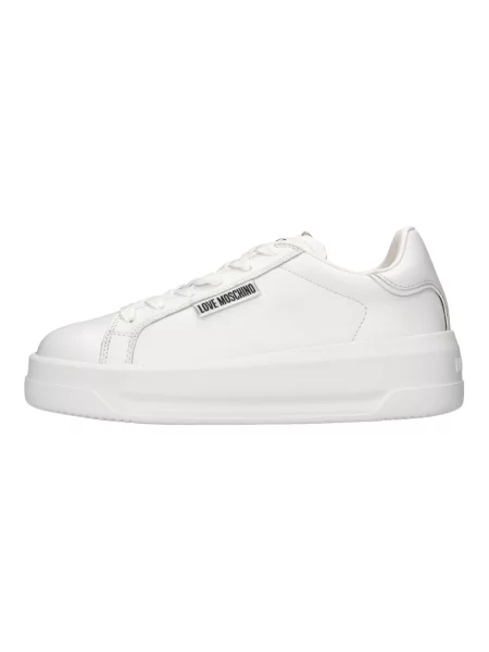 Sneakersy Love Moschino skórzane białe