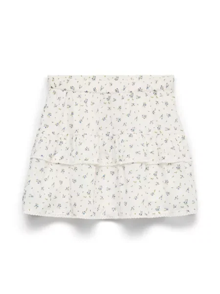 Vero Moda Girl Sukňa VMTrine / kiwi / šedobiela modrá