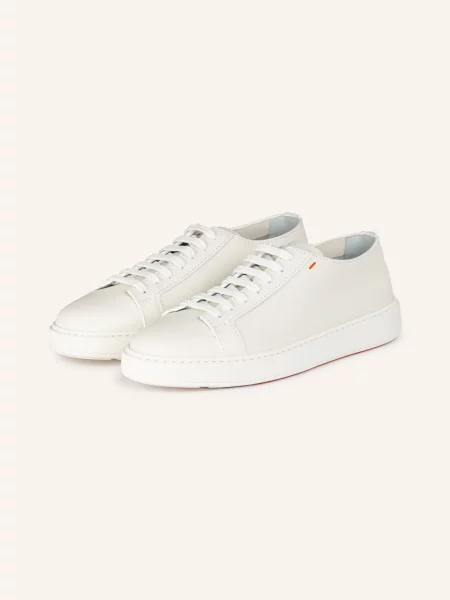 Santoni Sneakersy Clean Icon bílá