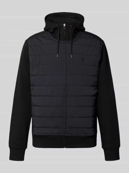 Kardigan rozpinany o kroju regular fit z mieszanki bawełny Polo Ralph Lauren czarny
