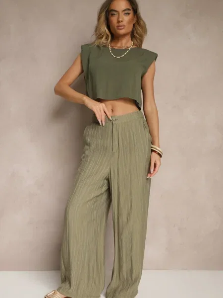 Pantaloni Natoreia închis bej