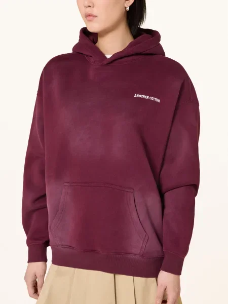 Another Cotton Lab Bluza Z Kapturem rot