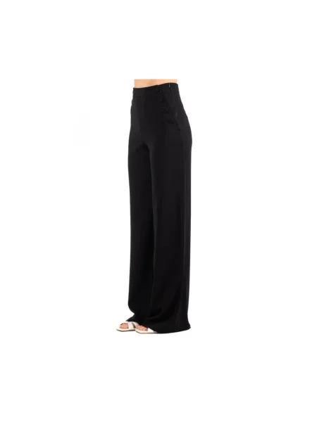 Spodnie Max Mara Studio biznesowe czarne