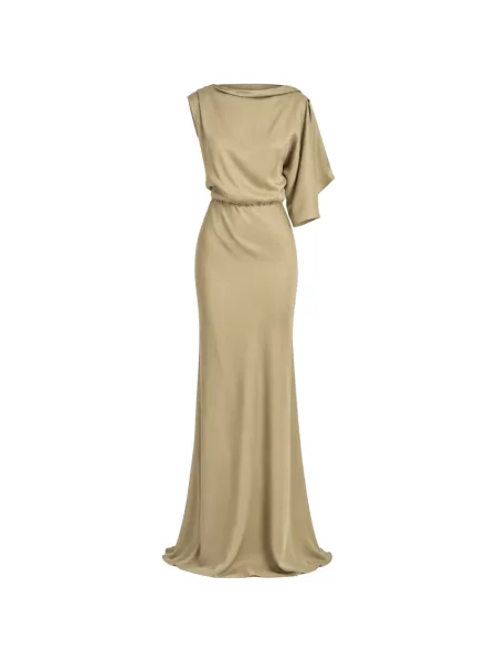 Rochie maxi Irina Schrotter asimetrică drapată