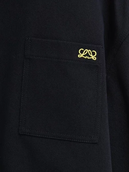 Geacă Loewe cu broderie albastru