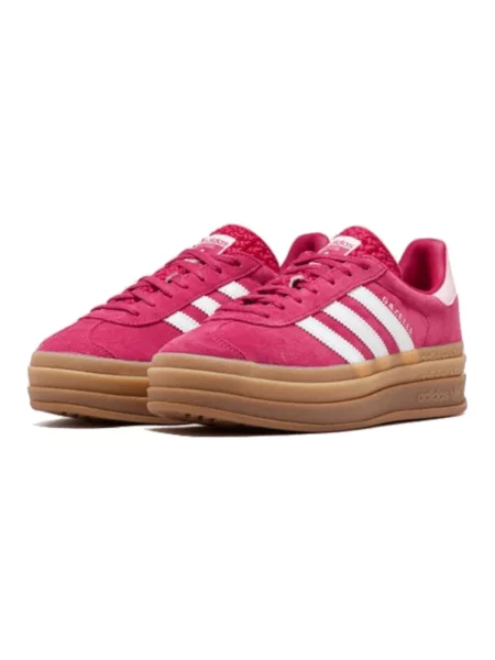 Sneakersy Adidas Gazelle zamszowe różowe