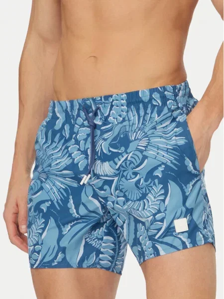BOSS Pantaloni scurți pentru înot Piranha albastru