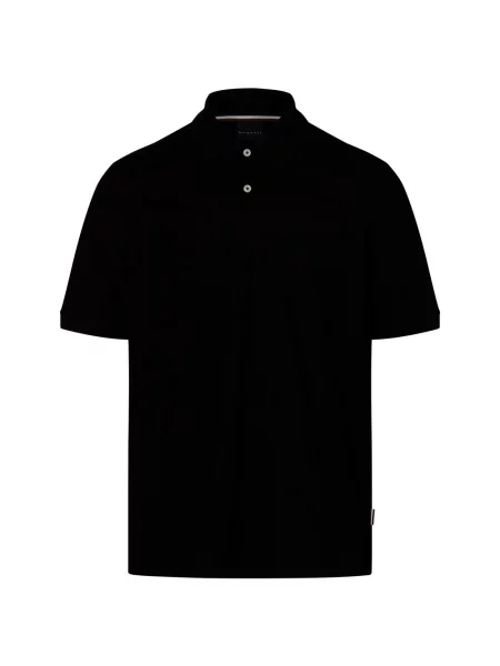 Koszulka polo w jednolitym kolorze czarna