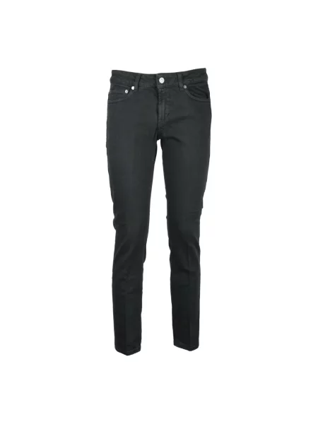 Skinny jeansy skinny Dondup czarne