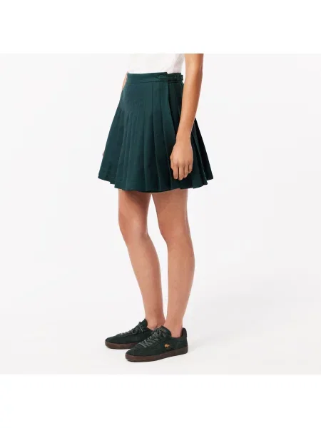 Lacoste Spódnica Ciemnozielona zielony