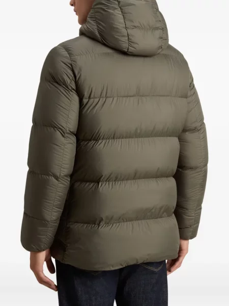 Geacă parka Woolrich cu glugă verde