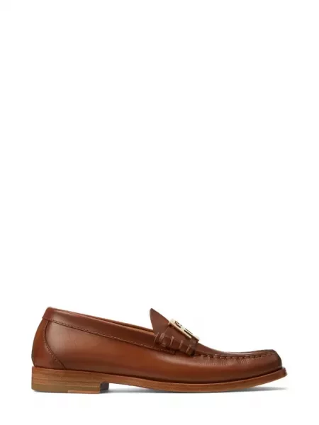 Pantofi loafer Ralph Lauren Collection maro