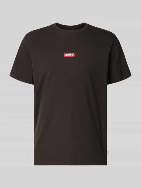 Koszulka z detalem etykiety Levi's czarna