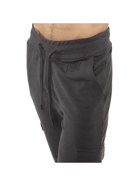 Pantaloni cargo Leone 1947 cu autograf gri