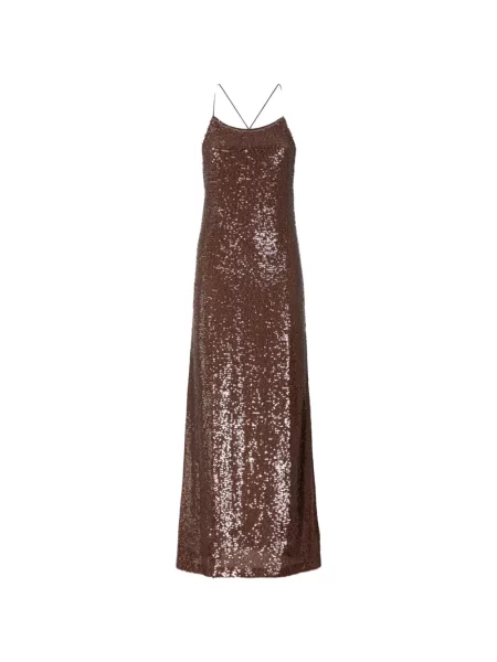 Rochie maxi Gaëlle Paris cu paiete maro