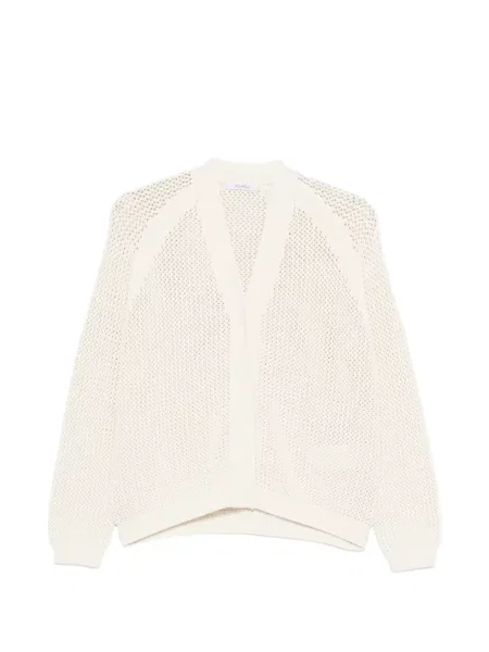 Kardigan Max Mara s V-izrezom bijela