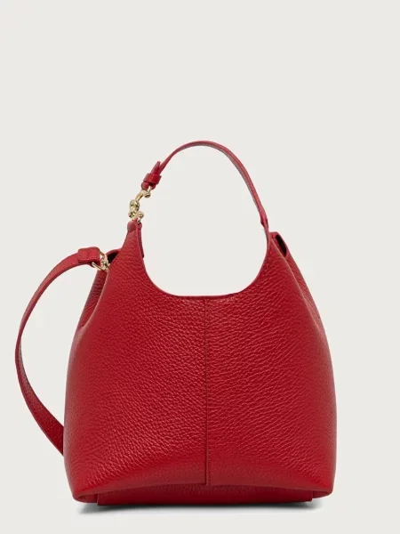 Coccinelle crossbody kabelka dámska kožená červená