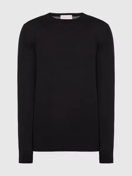 Джемпер з вовни шовку та кашеміру Cashemere&whisky чорний