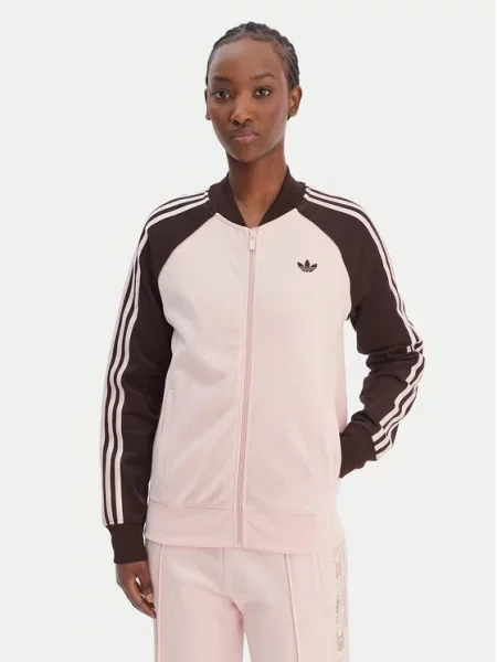 Adidas SST Classic Tracktop Pink Kobiety Bluzy i bluzy z kapturem adidas Originals Size: XS różowy