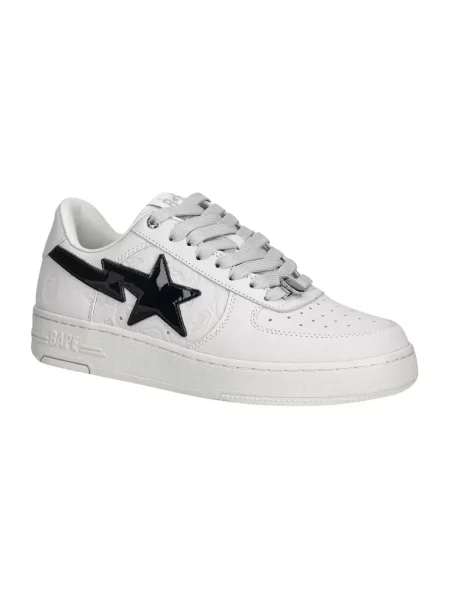 Sneakersy A Bathing Ape® skórzane białe