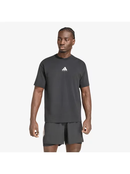 T-shirt adidas Running Category Graphic T-Shirt UNISEX Black M czarna