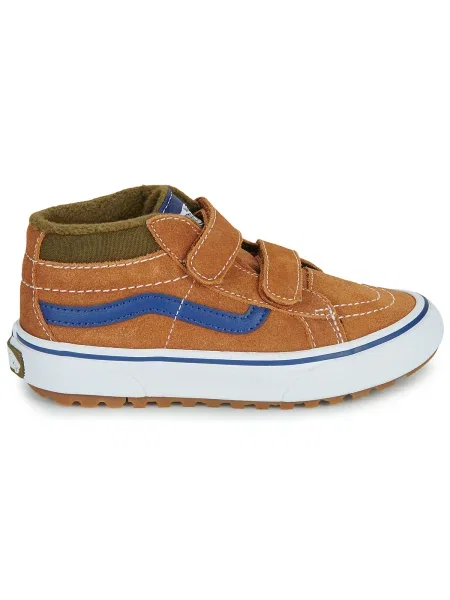 Členkové topánky Vans hnedá