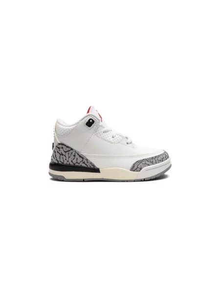 Sneakersy dziecięce Jordan 3 Retro białe