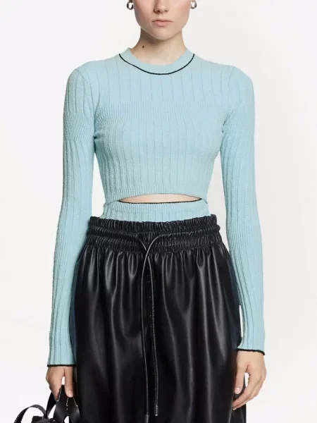 Bouclé top Proenza Schouler White Label bílý