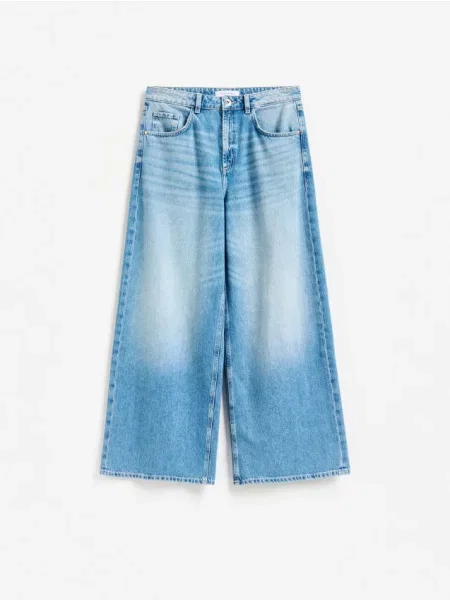 Reserved Blugi baggy albastru