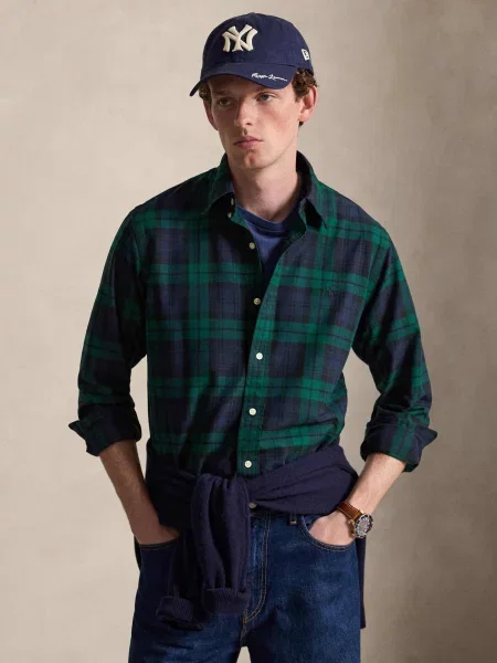 POLO RALPH LAUREN Ing | Custom fit | oxford kék