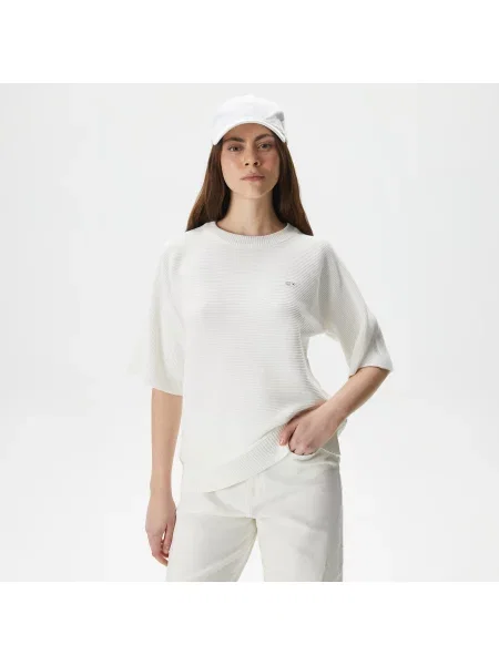 Lacoste светр бежевий