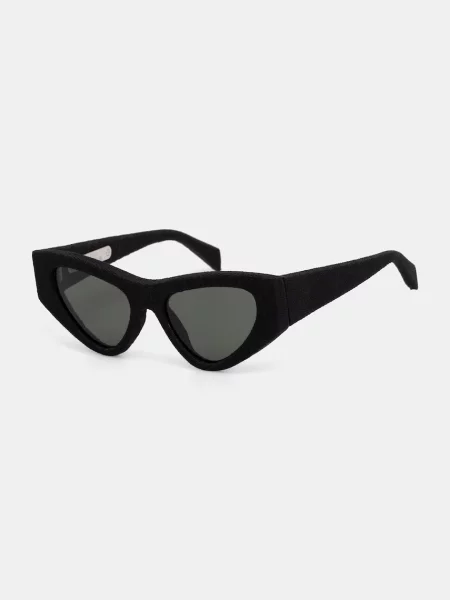 Gucci ochelari de soare cat eye pentru femei negru